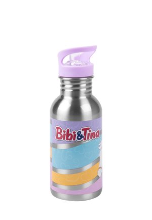 BIBI TINA - BFF PFERDE MIT STROHHALM 500 ML - Drink bottle - silber