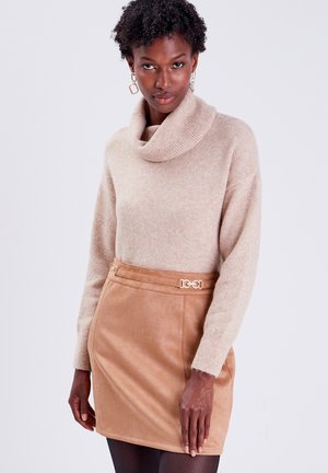 ROLLKRAGEN AUSSCHAUMMATERIAL - Trui - beige