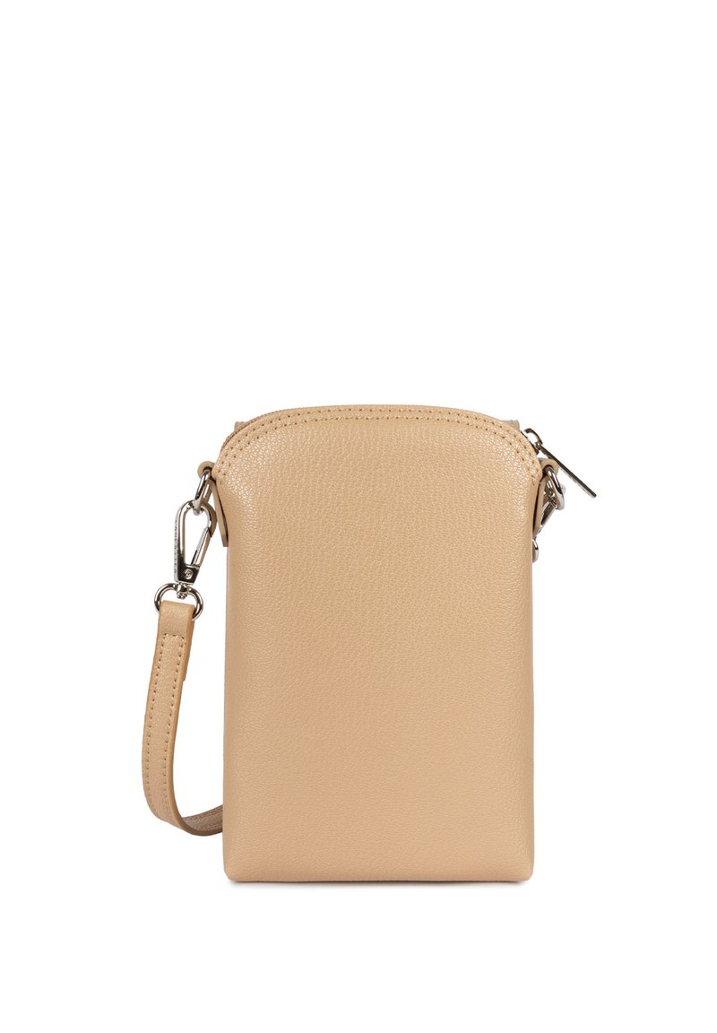 Pochette Smartphone Lancaster Maya KBA - En Cuir - Couleur Champagne - Dimensions 12x18x5cm - Maroquinerie Française