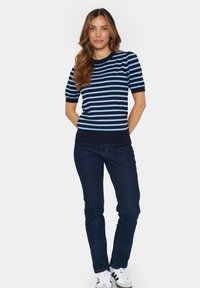 Saint Tropez MILA STRIPED - T-shirt print - night sky