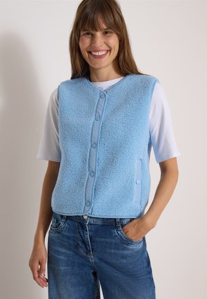 Cecil, TEDDY-WESTE MIT SOFTSHELLDETAILS - Vest - easy blue