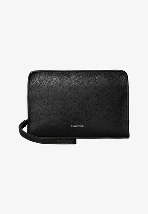 Calvin Klein, FOIL EMBOSS SMALL - Toilettas - black