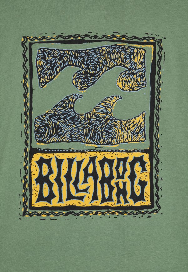 STAMP UNISEX - Print T-shirt - moss3