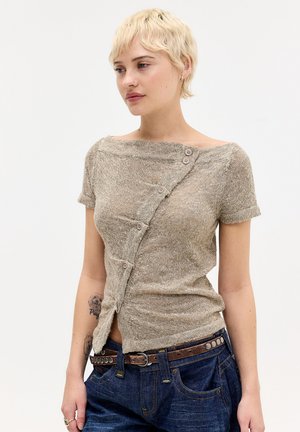 BDG Urban Outfitters, Πουκαμίσα με κουμπιά - beige
