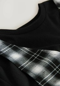 Next SET - Vestito casual - black/white check