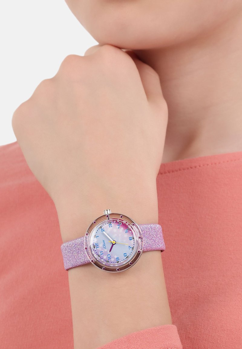 s.Oliver QUARZUHR - Horloge - lila