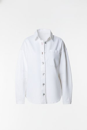 Colourful Rebel, JUNE CONTRAST  - Skjortebluser - white denim