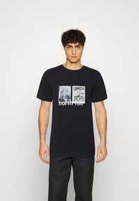 NORTH HILL PARIS TORN PHOTOS TEE - T-shirt estampada - black