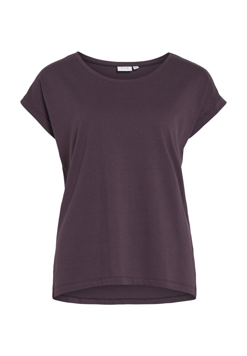VILA VIDREAMERS Round neck - Basic T-shirt - plum perfect/lilac ...