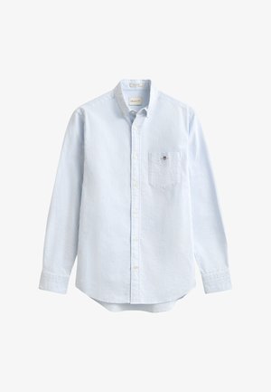 GANT, REG CLASSIC OXFORD STRIPE SHIRT - Camicia - light blue