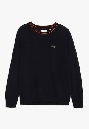 Stickad tröja - dark blue