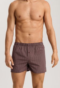 Hanro FANCY  - Boxer  - dark wine stripe