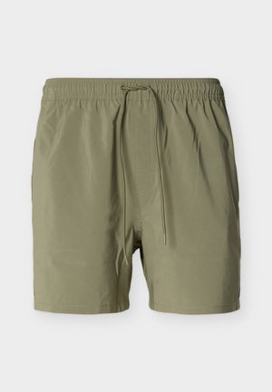 Calvin Klein Swimwear, MEDIUM DRAWSTRING CORE LOGO TAPE - Uimashortsit - deep lichen green