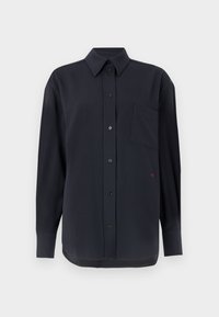 PYJAMA SHIRT - Button-down blouse - navy