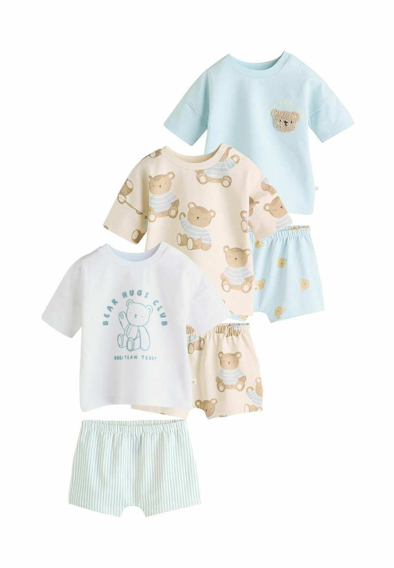Next - SET 3 PACK - Potiskana majica - blue bear, Povečajte