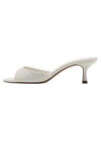 Mango - KITTEN WITH STRAP - Papuci înalți - off white Imagine miniatură 1