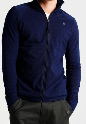 Felpa con zip - dark blue