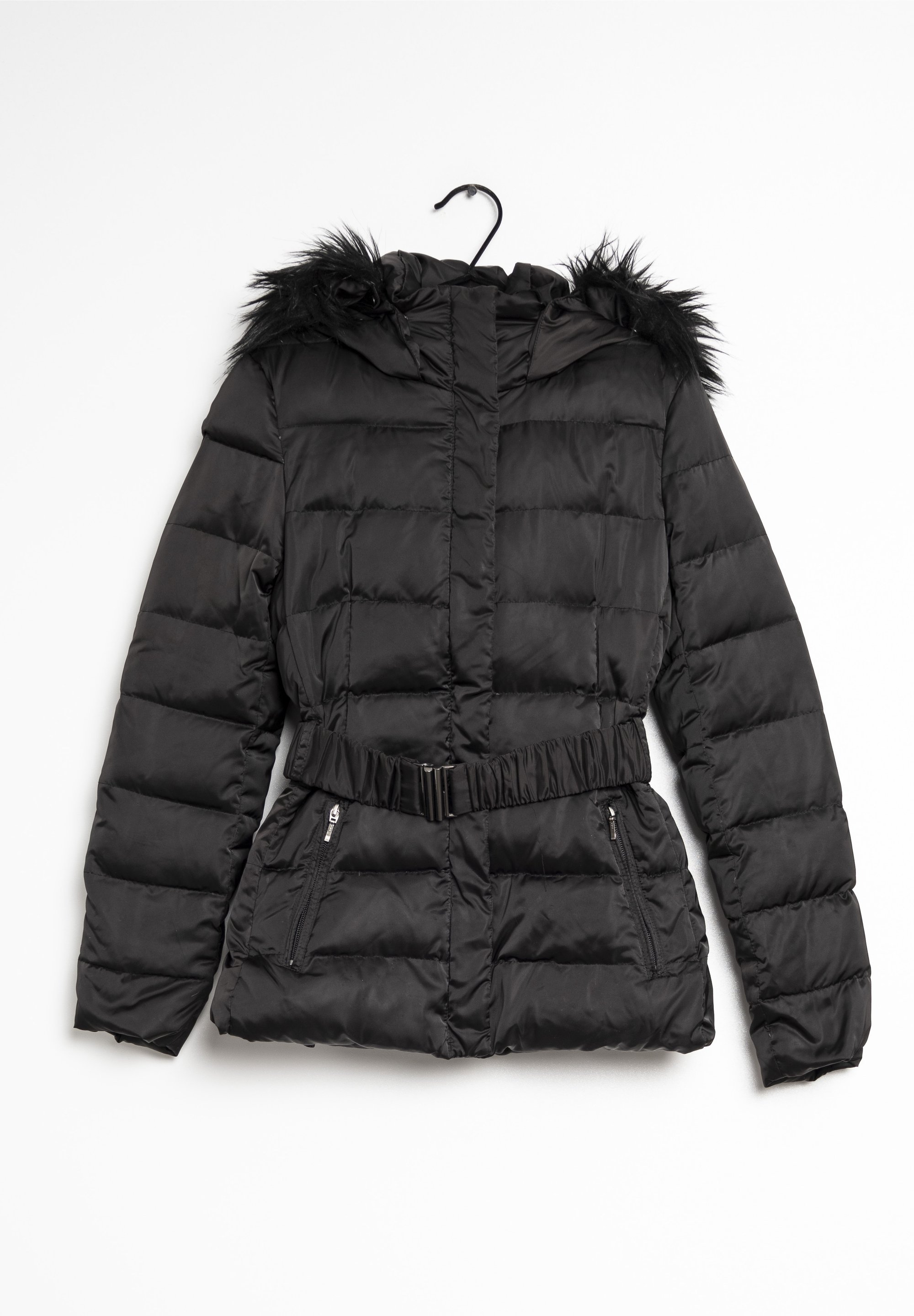 HALLHUBER Winterjacke black/schwarz (Pre-owned) Zalando