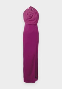 JASMIN COWL NECK HALTER MAXI - Ένδυση για ειδικές περιστάσεις - plum