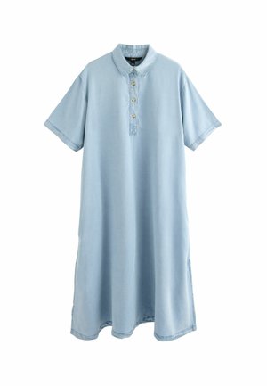 REGULAR FIT - Denimové šaty - mid blue