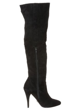 Højhælede støvler - black