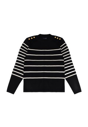 Armor lux RAYÉ - Pullover - noir nature