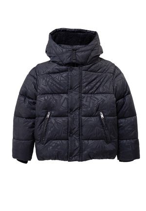 GRAPHIC PATTERN PADDED WITH LINING - Winter jacket - navy blue