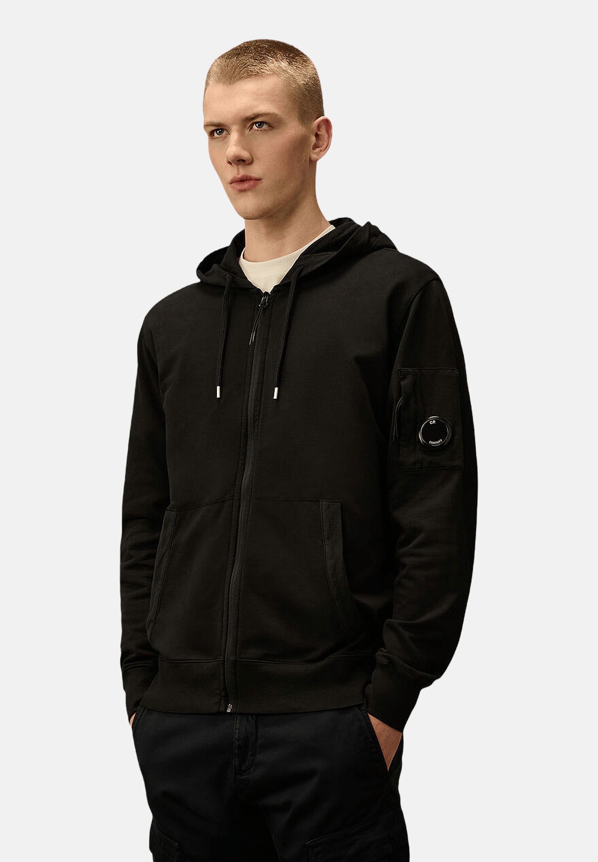 C.P. Company Zip-up sweatshirt - schwarz/black - Zalando