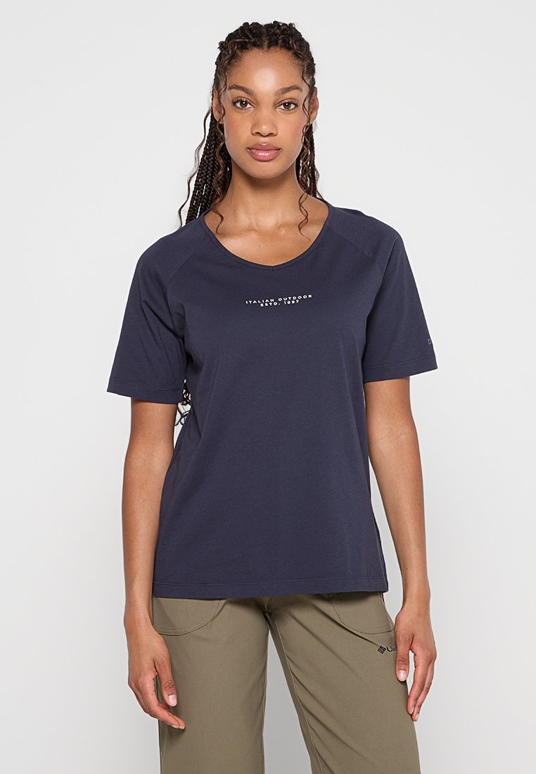 Dolomite T-shirt basic blauw