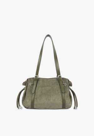 LANCASTER, VELVET EMMA - Sac à main - kaki foncé