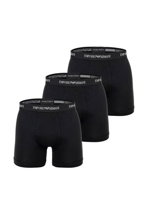 Emporio Armani, 3 PACK PARTE BASSA - 3-PACK BOXER - Boxer aderenti lunghi - black/black/black