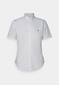 GARMENT-DYED TWILL SHIRT - Krekls - white