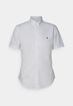 GARMENT-DYED TWILL SHIRT - Cămașă - white