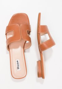 Dune London LOUPE - Muiltjes - tan