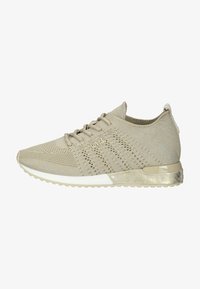 Geselecteerd, beige silver knitted