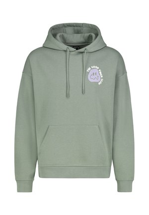 MIT BACKPRINTS - Hoodie - middle-green