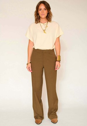 Pantalon classique - kaki