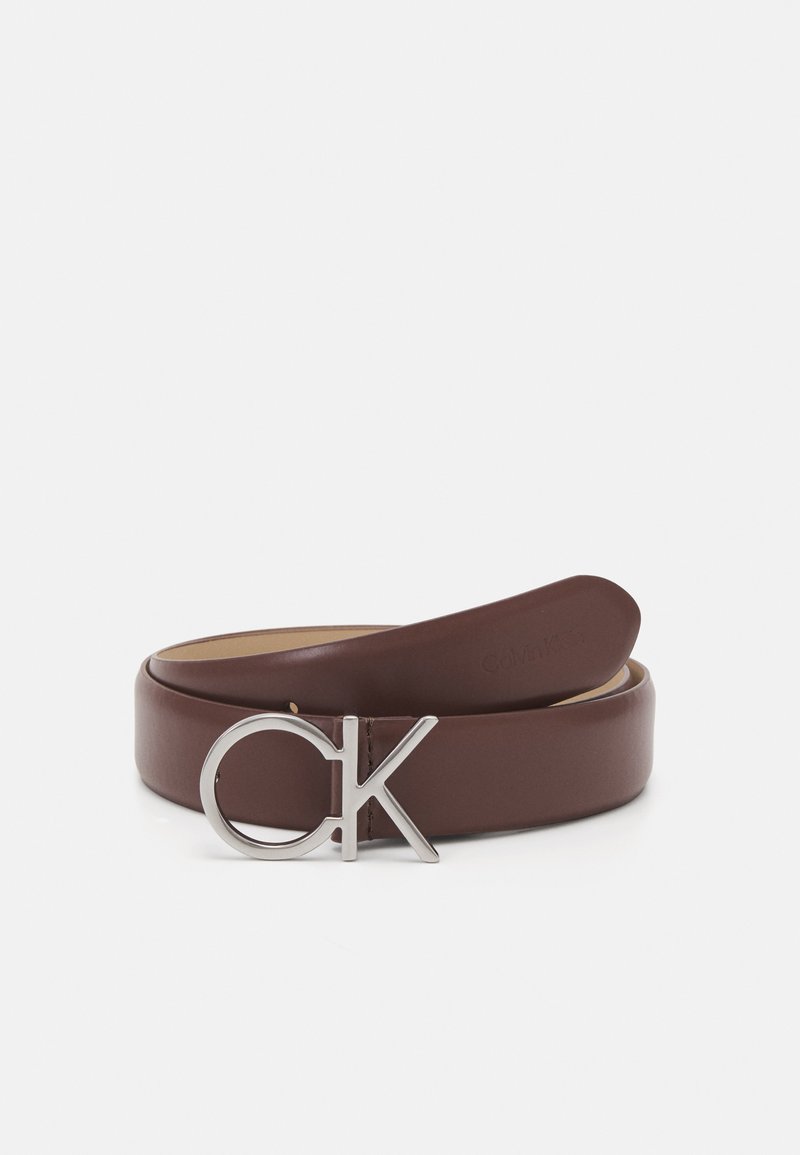 Calvin Klein LOCK LOGO BELT - Cintura - cioccolate lab
