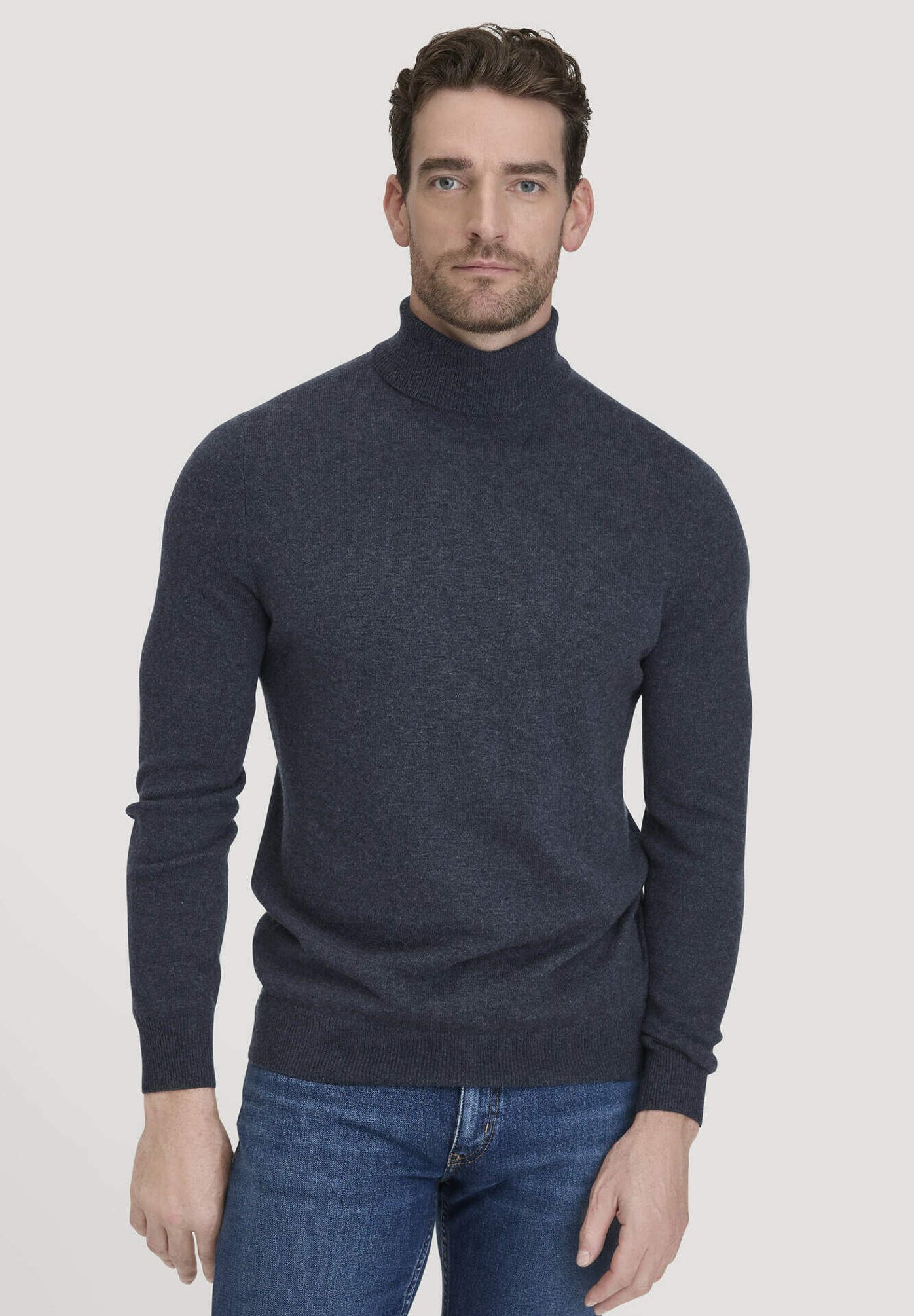 Jeans Rollkragen Pulli T Shirt Wool Rollkragen Tommy Tom Tailor