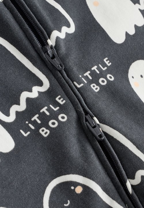 Pijama Pelele Para Bebé De Halloween Con Estampado De Vaca Hamish - Gris Antracita, Cremallera Bidireccional, Talla 3 Meses, Marca NEXT