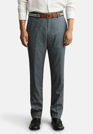 HERRINGBONE - Anzughose - marine