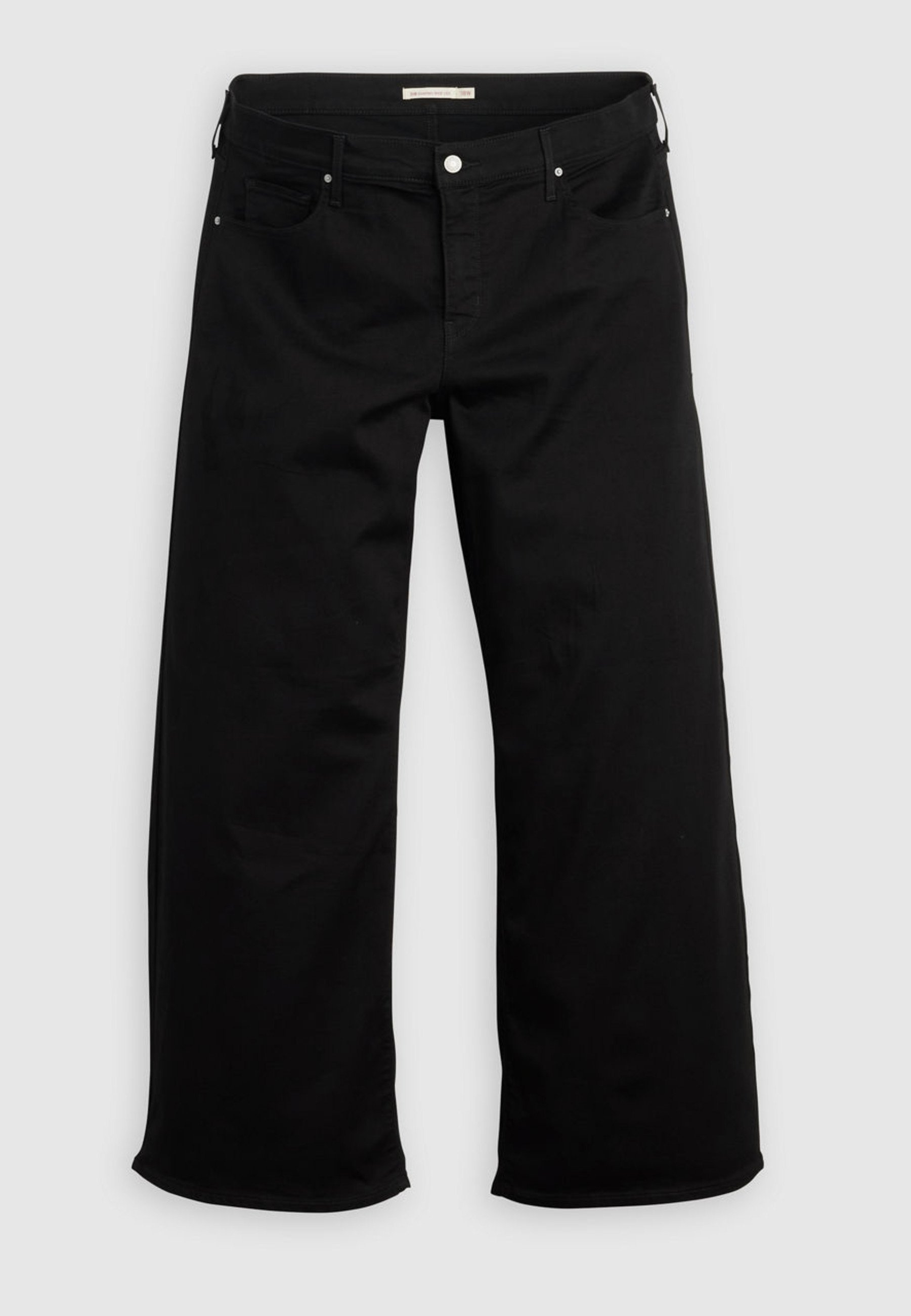 Levi's® Plus 318® SHAPING WIDE LEG - Wide Leg - soft black/black