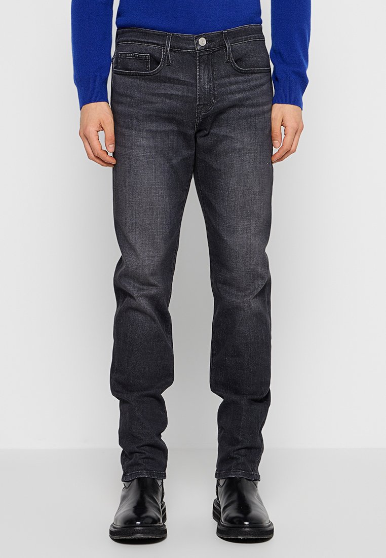 FRAME Slim fit jeans zwart