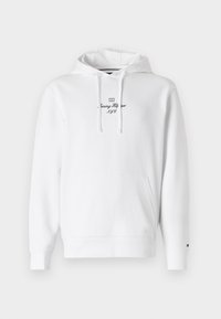 OUTLINE FLAG SCRIPT HOODIE UNISEX - Sweatshirt - white