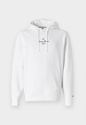 OUTLINE FLAG SCRIPT HOODIE UNISEX - Sweatshirt - white