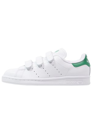 adidas Originals STAN SMITH LACE-FREE SHOES - Sneakers laag - footwear white / green