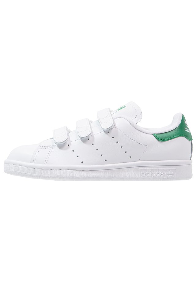 STAN SMITH LACE-FREE SHOES - Baskets basses - footwear white / green