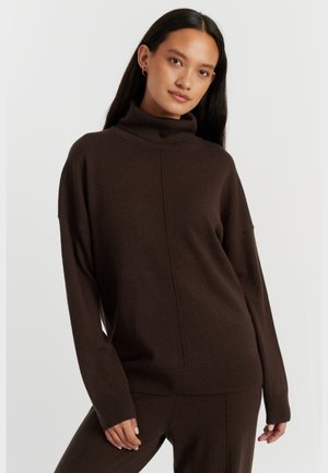 ROLLNECK  - Pullover - chocolate