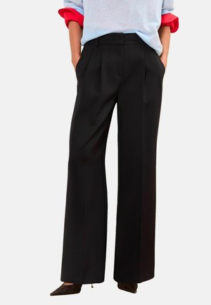 Lipsy, TALL FIT - PREMIUM WIDE LEG TROUSERS - Trousers - black