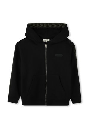 Sweater met rits - black